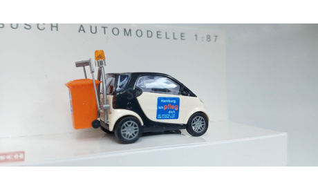1:87 SMART City Coupe уборочный, пр-во Busch, Германия, масштабная модель, scale87