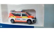 1:87 VW Т6.1 Malteser медицинская служба, пр-во Rietze, Германия, масштабная модель, scale87, Volkswagen