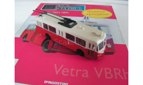 1:72 троллейбус VETRA VBRh, Kultowe Autа PRL-u №1, масштабная модель, 1/72, DeAgostini-Польша (Kultowe Auta)