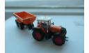1:87 трактор Fendt 930с прицепом-самосвалом Krampe, Wiking, масштабная модель трактора, 1/87