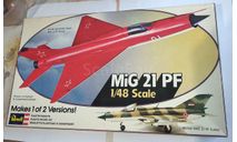 Перехватчик МиГ-21ПФ / МиГ-21ПФС (изд. 94), сборные модели авиации, Revell, scale48