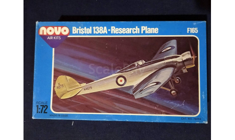 Высотный рекордный самолёт Bristol Type 138А, сборные модели авиации, Novo, 1:72, 1/72