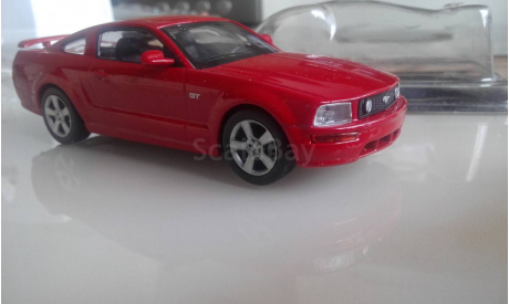 С рубля FORD Mustang GT 1:43, масштабная модель, deagostini, 1/43