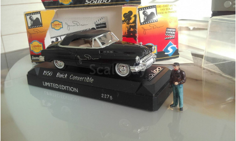 С рубля Buick 1950 Solido с фигуркой 1:43, масштабная модель