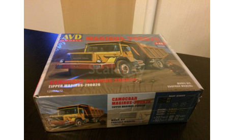 Сборная модель Magirus-290D26K самосвал, сборная модель автомобиля, AVD Models, 1:43, 1/43