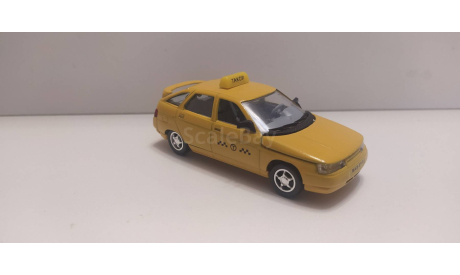 ВАЗ-2112 такси АГАТ, масштабная модель, scale43