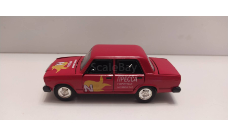 ВАЗ-2107 Пресса АГАТ, масштабная модель, scale43