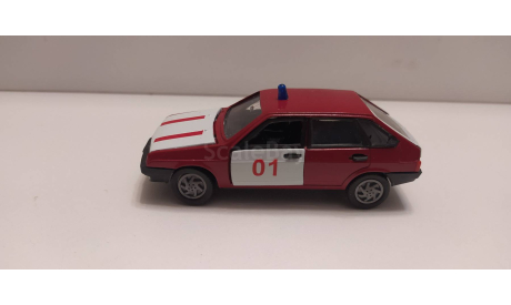 ВАЗ-2109 пожарная АГАТ, масштабная модель, scale43