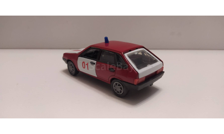 ВАЗ-2109 пожарная АГАТ, масштабная модель, scale43