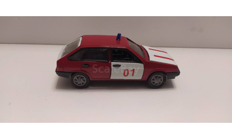 ВАЗ-2109 пожарная АГАТ, масштабная модель, scale43