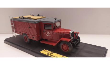 ЗиС-5В пожарный кунг Миниклассик, масштабная модель, scale43, Волжанин