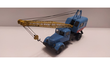 МАЗ-200 автокран К-51 Киммерия металл, масштабная модель, scale43, Волжанин