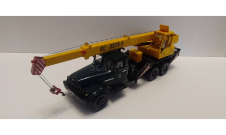 КрАЗ-257 автокран КС-3575А, масштабная модель, scale43