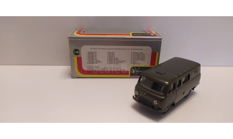 УАЗ-452в грузопассажирский хаки АГАТ, масштабная модель, scale43, КамАЗ