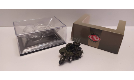 Мотоцикл М-72 с коляской DiP, масштабная модель, scale43, ГАЗ