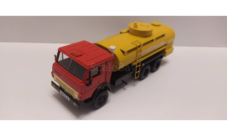 КамАЗ-53212 АЦ-8 желтая КазЛаб, масштабная модель, scale43