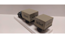 ГАЗ-АА хлеб с прицепом ЛОМО, масштабная модель, scale43