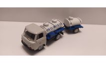 УАЗ-452д с прицепом молоко ДНК, масштабная модель, scale43, ГАЗ