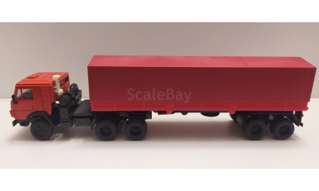 КамАЗ-5410 с полуприцепом ОдАЗ-9370 Элекон, масштабная модель, scale43, Москвич