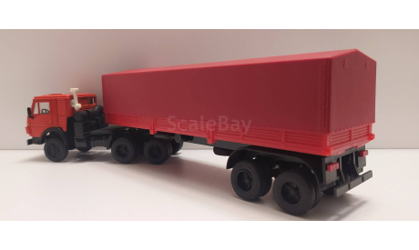 КамАЗ-5410 с полуприцепом ОдАЗ-9370 Элекон, масштабная модель, scale43, Москвич