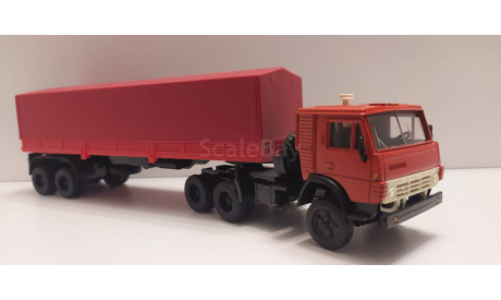 КамАЗ-5410 с полуприцепом ОдАЗ-9370 Элекон, масштабная модель, scale43, Москвич