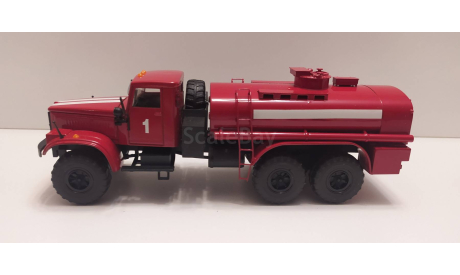 КрАЗ-255Б1 АЦ-8,5 пожарная Саратов КрАЗ, масштабная модель, scale43, КамАЗ