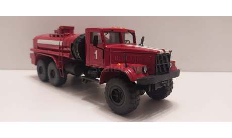 КрАЗ-255Б1 АЦ-8,5 пожарная Саратов КрАЗ, масштабная модель, scale43, КамАЗ