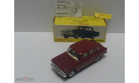 Москвич-408 Dinky toys. Оригинал, полный комплект (не реплика), масштабная модель, scale0