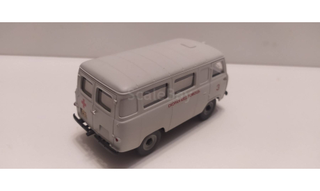 УАЗ-450А санитарный СарЛаб, масштабная модель, scale43, Москвич