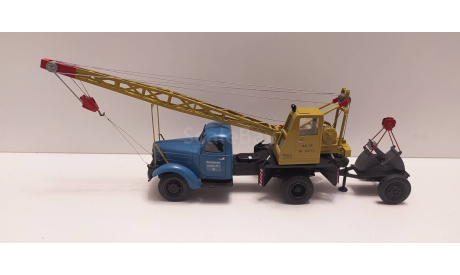 ЗиЛ-164 автокран АК-75 с грейфером СарЛаб, масштабная модель, scale43