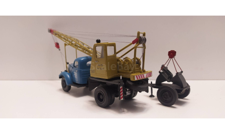 ЗиЛ-164 автокран АК-75 с грейфером СарЛаб, масштабная модель, scale43