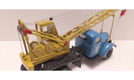 ЗиЛ-164 автокран АК-75 с грейфером СарЛаб, масштабная модель, scale43