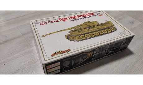 Модель 1/35 Dragon Tiger Тигр, масштабные модели бронетехники, scale35