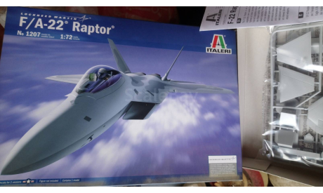 Сборная модель самолетItaleri F-22 Raptor 1/72, сборные модели авиации, scale72