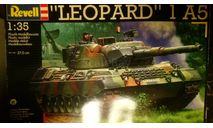 Сборная модель танк Revell Leopard 1A5, сборные модели бронетехники, танков, бтт, scale35