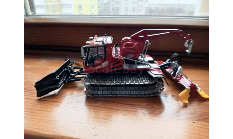 Снегоуборщик PistenBully 600 Winde, масштабная модель трактора, ROS, scale43