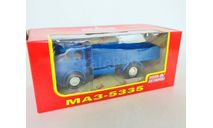 МАЗ-5335 бортовой (синий) Наш Автопром Б.8872, масштабная модель, scale43