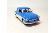 Wartburg 311/312 limousine (синий/белый) Вартбург DeAgostini  Б.9554, масштабная модель, scale43