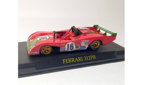 Ferrari 312PB (красный) Феррари Eaglemoss  Б.9624, масштабная модель, scale43