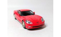 Chevrolet Corvette Z51 (красный) Шевроле DeAgostini Б.9768, масштабная модель, scale43