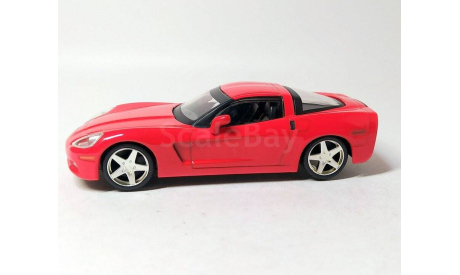 Chevrolet Corvette Z51 (красный) Шевроле DeAgostini  Б.9768, масштабная модель, scale43