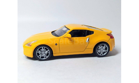 Nissan-370Z (жёлтый) Ниссан DeAgostini  Б.9777, масштабная модель, scale43