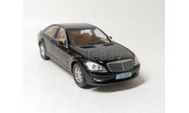 Mercedes S Class лимузин (чёрный) Мерседес DeAgostini  Б.9783, масштабная модель, Mercedes-Benz, scale43