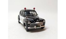Ford Fordor 1947 полиция Сан-Диего США (чёрный/белый) DeAgostini  Б.9936, масштабная модель, scale43