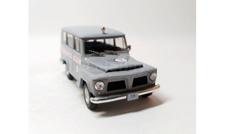 Willys Rural полиция Бразилии (серый) DeAgostini  Б.9937, масштабная модель, scale43