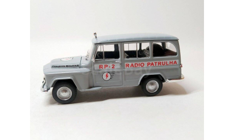 Willys Rural полиция Бразилии (серый) DeAgostini  Б.9937, масштабная модель, scale43