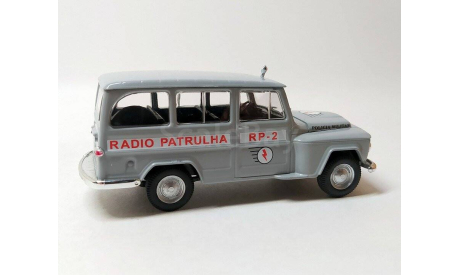 Willys Rural полиция Бразилии (серый) DeAgostini  Б.9937, масштабная модель, scale43