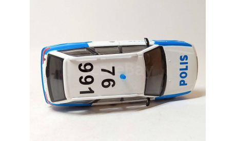 Audi A6 Avant 1994 полиция Швеции (белый/синий) DeAgostini  Б.9964, масштабная модель, scale43