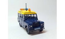 Land Rover 109/100 LWB Полиция Гонконга 1972 (синий/жёлтый) DeAgostini  Б.9979, масштабная модель, scale43