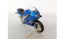 1:18 Мотоцикл Triumph TT600 (синий) Триумф Bburago  Б.10053, масштабная модель мотоцикла, scale18